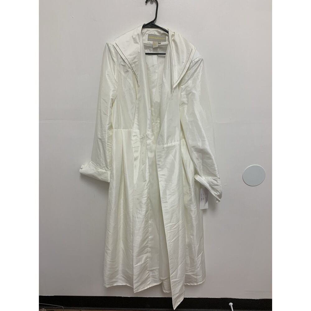 Dresses By Nubiano Women's Long Sleeve White Polyester Dress Size 20W
